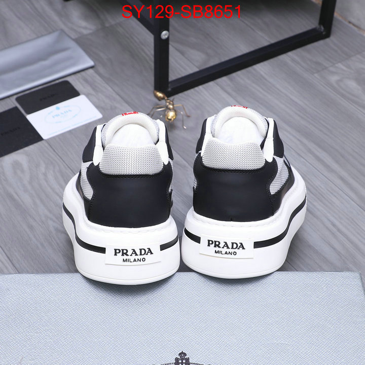 Men shoes-Prada replica aaaaa+ designer ID: SB8651 $: 129USD