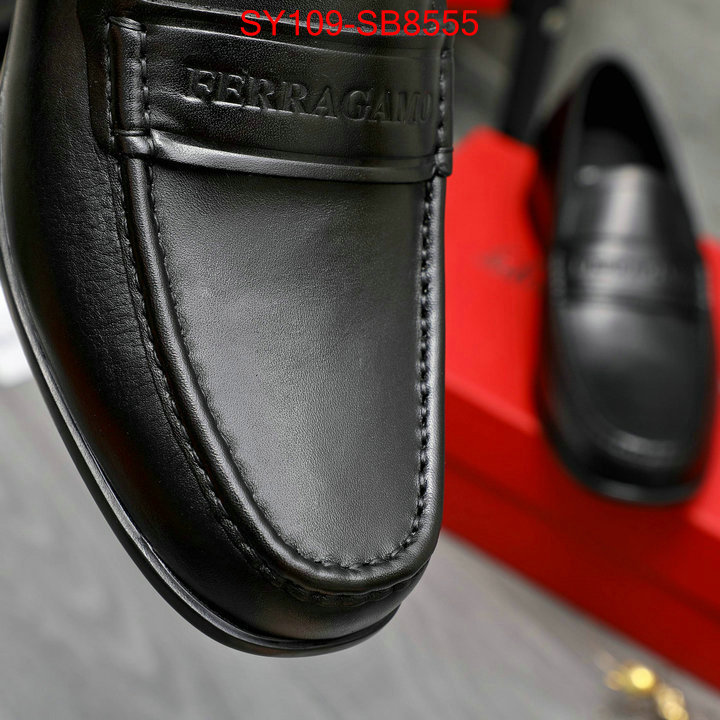 Men shoes-Ferragamo 1:1 replica wholesale ID: SB8555 $: 109USD