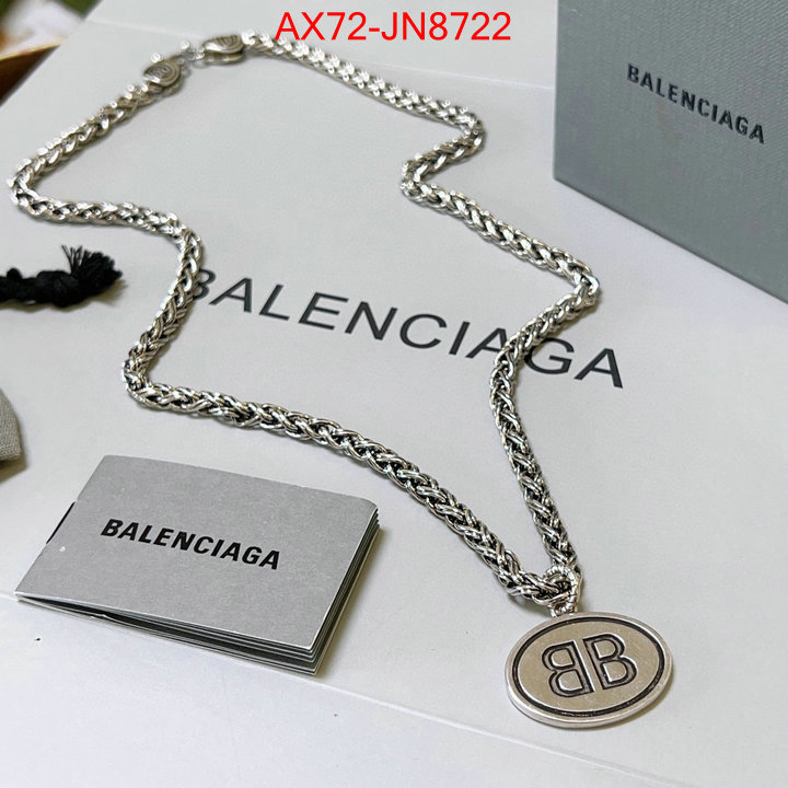 Jewelry-Balenciaga luxury fashion replica designers ID: JN8722 $: 72USD