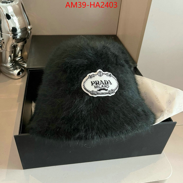 Cap (Hat)-Prada fake aaaaa ID: HA2403 $: 39USD