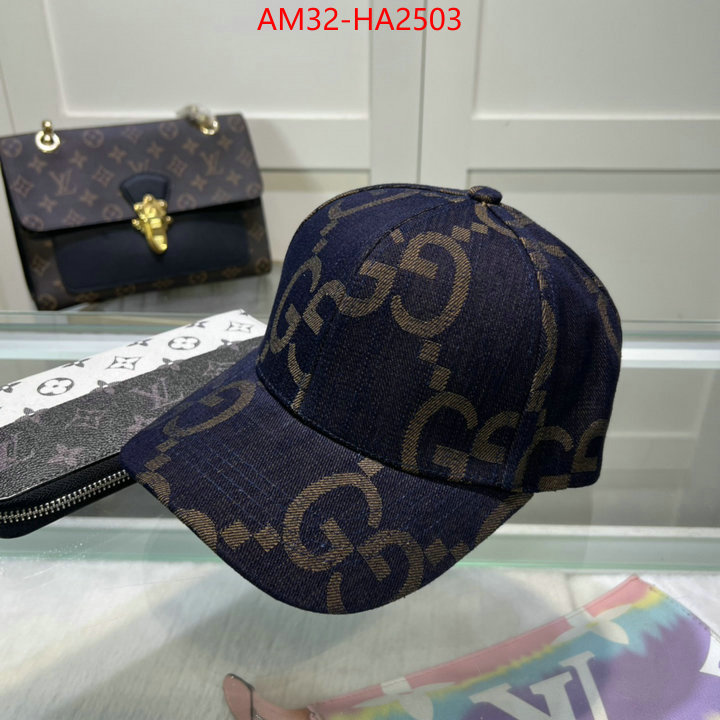 Cap(Hat)-Gucci high quality designer replica ID: HA2503 $: 32USD