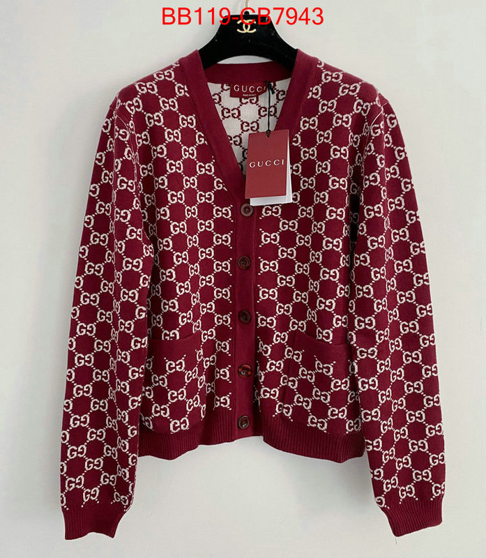 Clothing-Gucci replica 1:1 ID: CB7943 $: 119USD