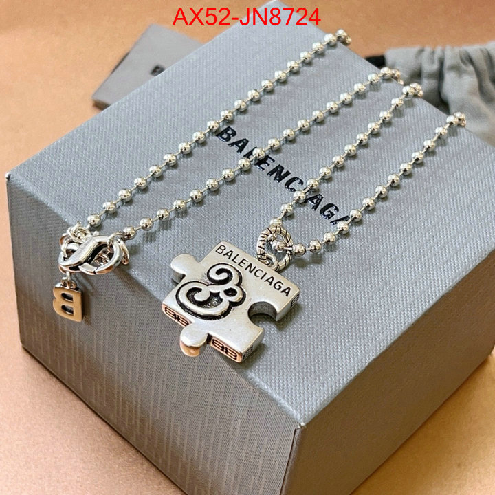 Jewelry-Balenciaga replica for cheap ID: JN8724 $: 52USD