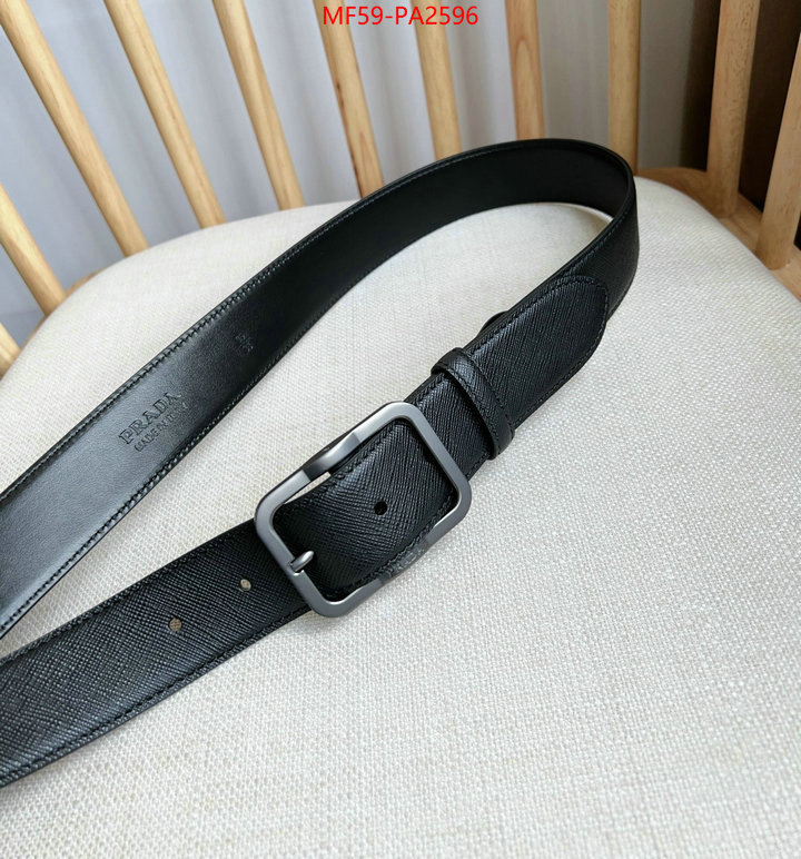 Belts-Prada luxury cheap replica ID: PA2596 $: 59USD