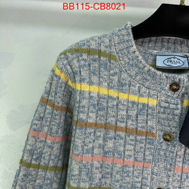 Clothing-Prada replica 1:1 ID: CB8021 $: 115USD