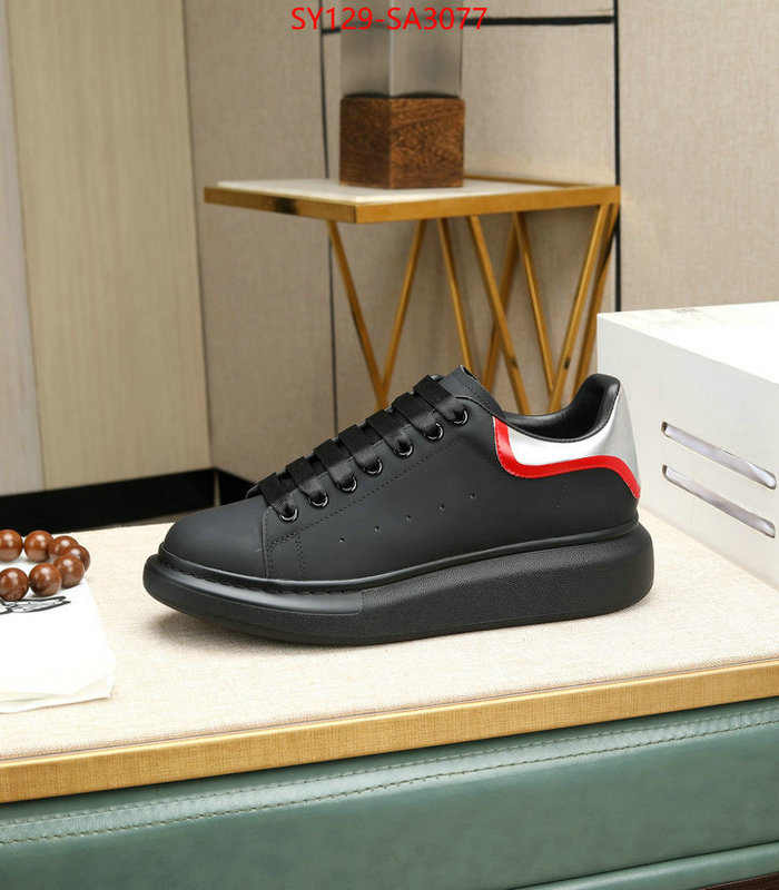 Men Shoes-Alexander McQueen 2024 luxury replicas ID: SA3077 $: 129USD