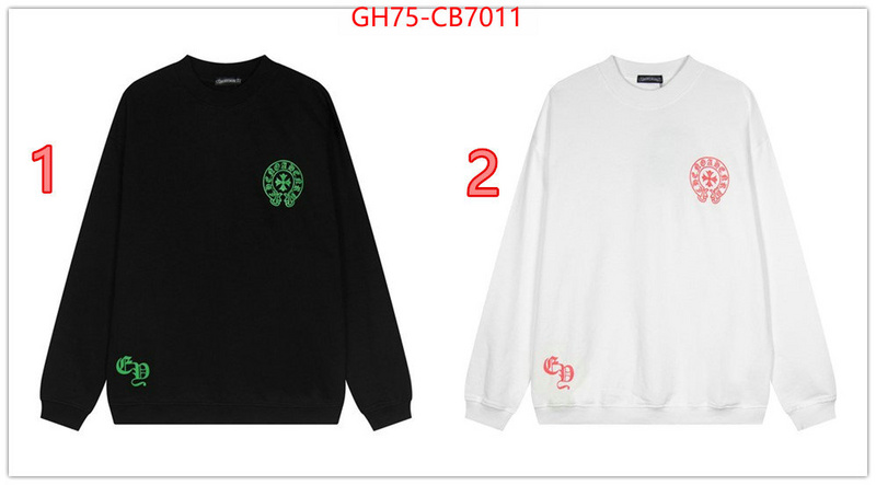 Clothing-Chrome Hearts highest product quality ID: CB7011 $: 75USD