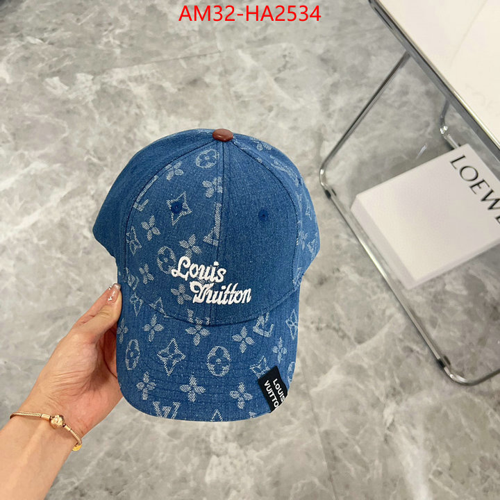 Cap(Hat)-LV high quality designer replica ID: HA2534 $: 32USD