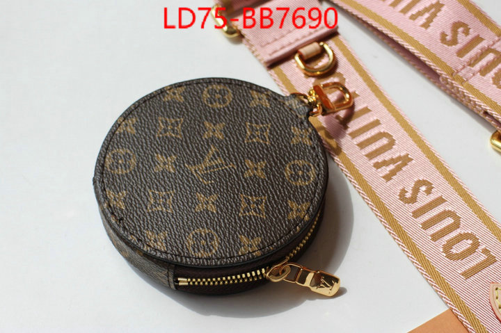 LV Bags(TOP)-Shoulder Strap- replica sale online ID: BB7690 $: 75USD,