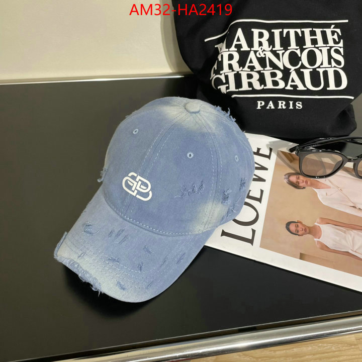 Cap(Hat)-Balenciaga buy best quality replica ID: HA2419 $: 32USD