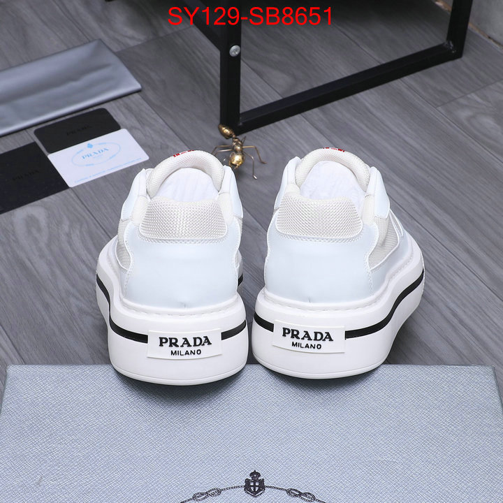 Men shoes-Prada replica aaaaa+ designer ID: SB8651 $: 129USD