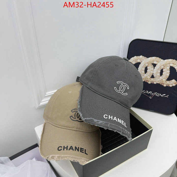 Cap (Hat)-Chanel quality aaaaa replica ID: HA2455 $: 32USD