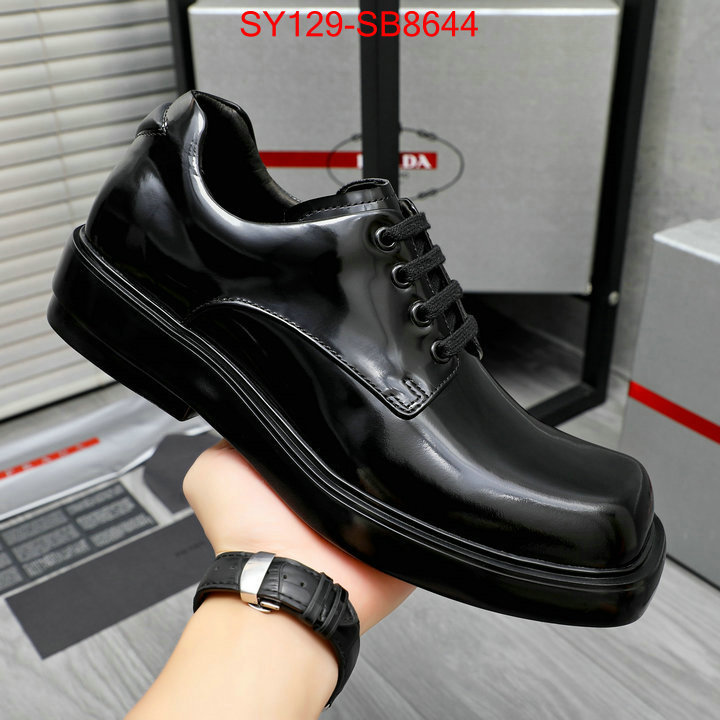 Men shoes-Prada knockoff highest quality ID: SB8644 $: 129USD