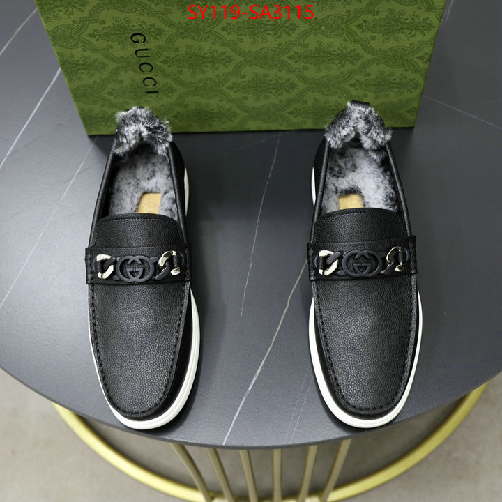 Men Shoes-Gucci 2024 replica wholesale cheap sales online ID: SA3115 $: 119USD