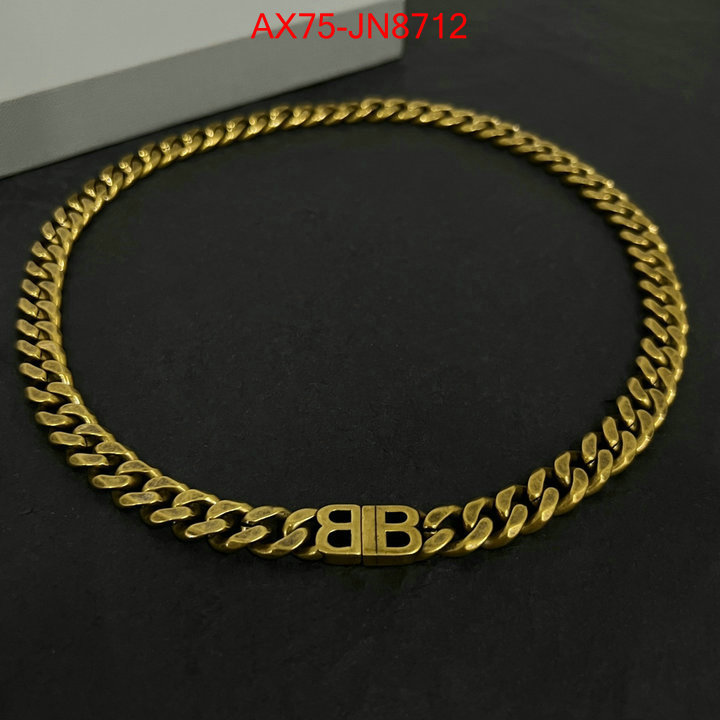 Jewelry-Balenciaga fake aaaaa ID: JN8712 $: 75USD