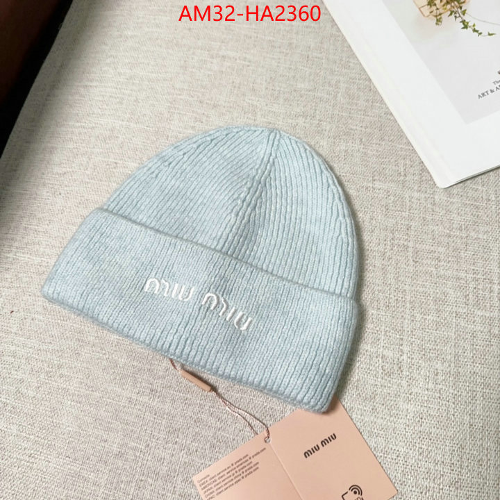 Cap(Hat)-Miu Miu replica 2024 perfect luxury ID: HA2360 $: 32USD