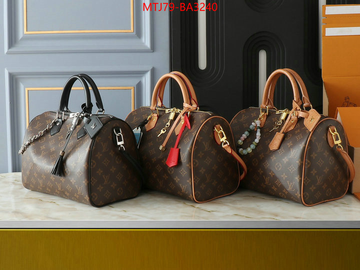 LV Bags(4A)-Speedy- 2024 replica ID: BA3240 $: 79USD,