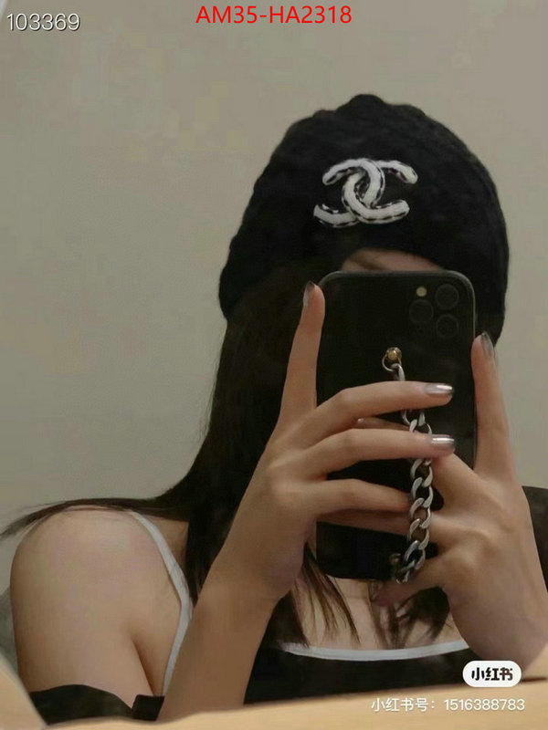 Cap (Hat)-Chanel replica designer ID: HA2318 $: 35USD