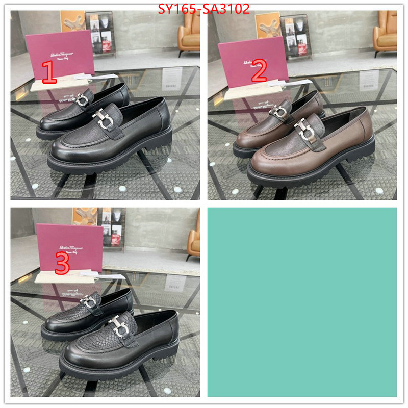 Men shoes-Ferragamo 1:1 clone ID: SA3102 $: 165USD