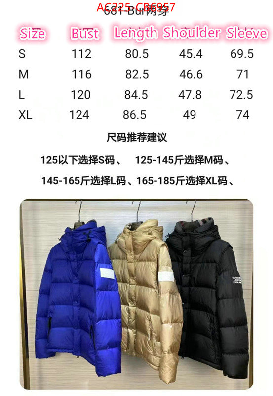 Down jacket Women-Burberry perfect ID: CB6957 $: 225USD