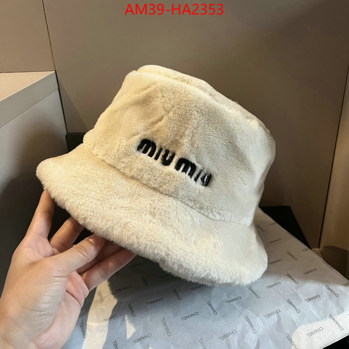 Cap(Hat)-Miu Miu from china 2024 ID: HA2353 $: 39USD