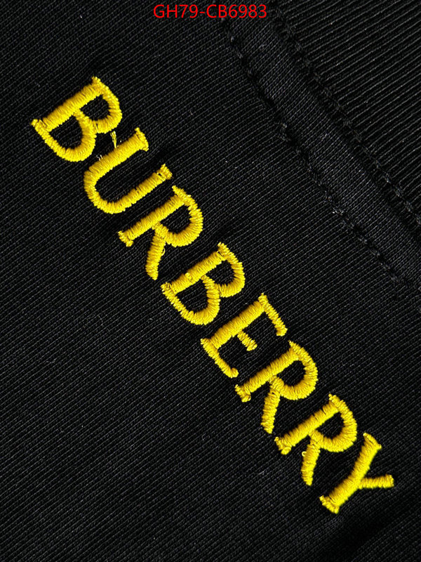 Clothing-Burberry the quality replica ID: CB6983 $: 79USD