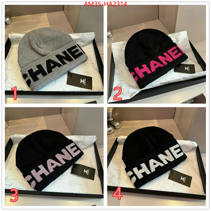 Cap (Hat)-Chanel where can i buy the best quality ID: HA2314 $: 35USD