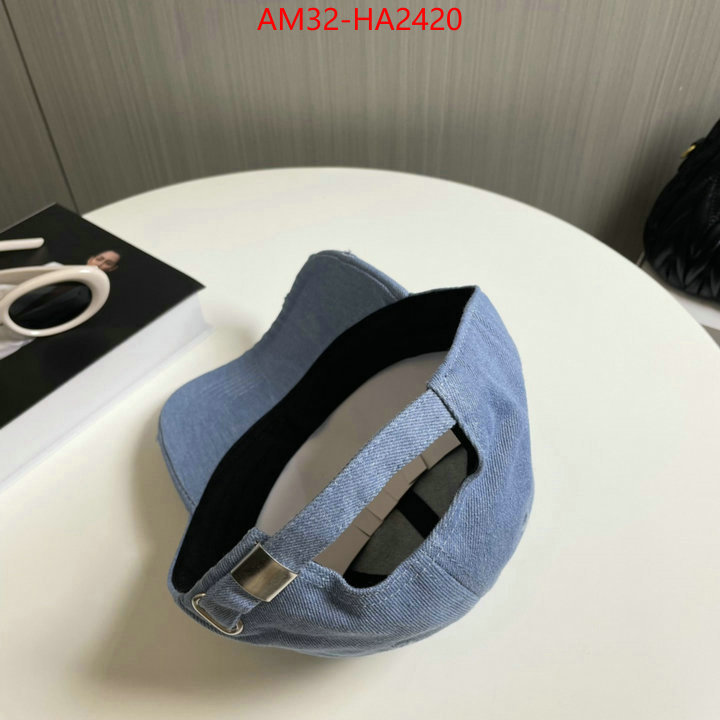 Cap(Hat)-Balenciaga sale outlet online ID: HA2420 $: 32USD