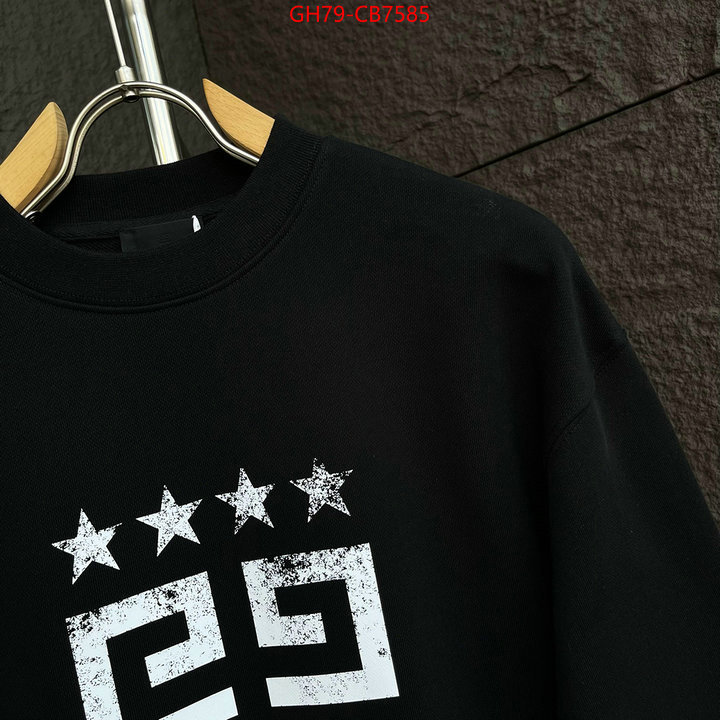 Clothing-Givenchy is it illegal to buy dupe ID: CB7585 $: 79USD