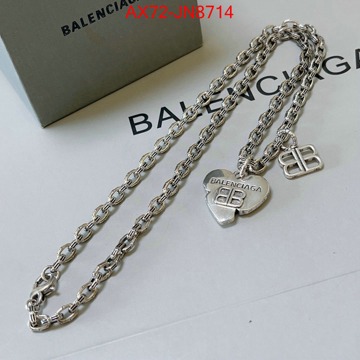 Jewelry-Balenciaga replica 2024 perfect luxury ID: JN8714 $: 72USD