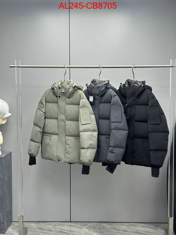 Down jacket Men-Moncler shop designer replica ID: CB8705 $: 245USD