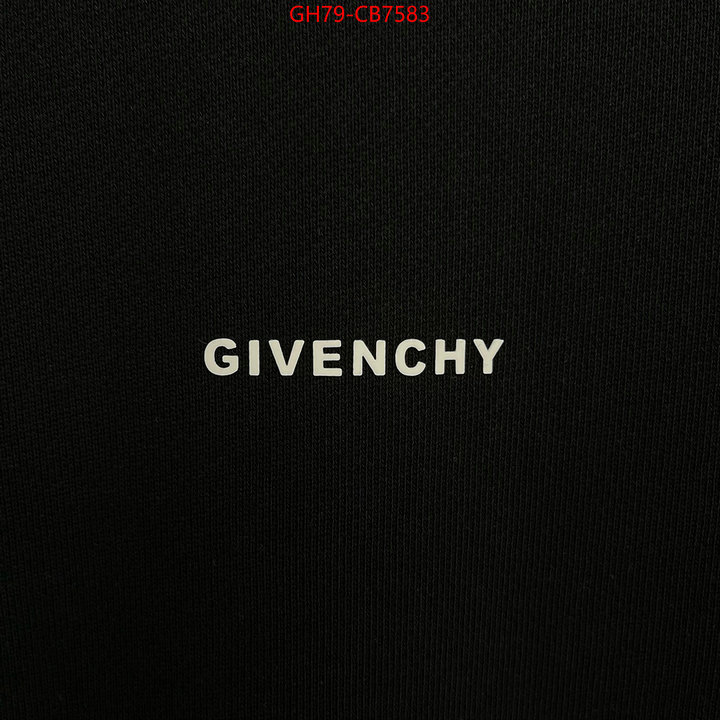 Clothing-Givenchy perfect quality designer replica ID: CB7583 $: 79USD