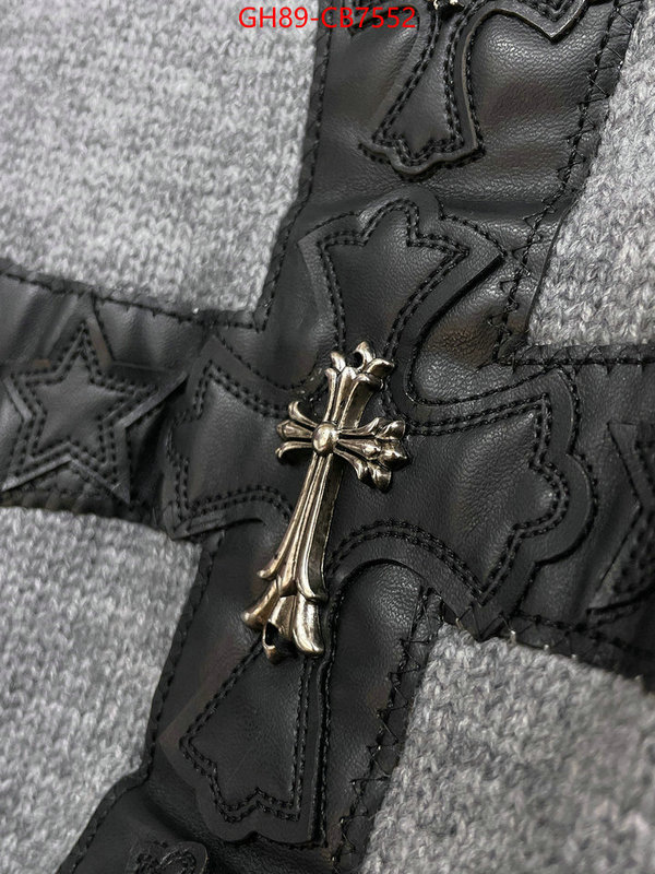 Clothing-Chrome Hearts buying replica ID: CB7552 $: 89USD