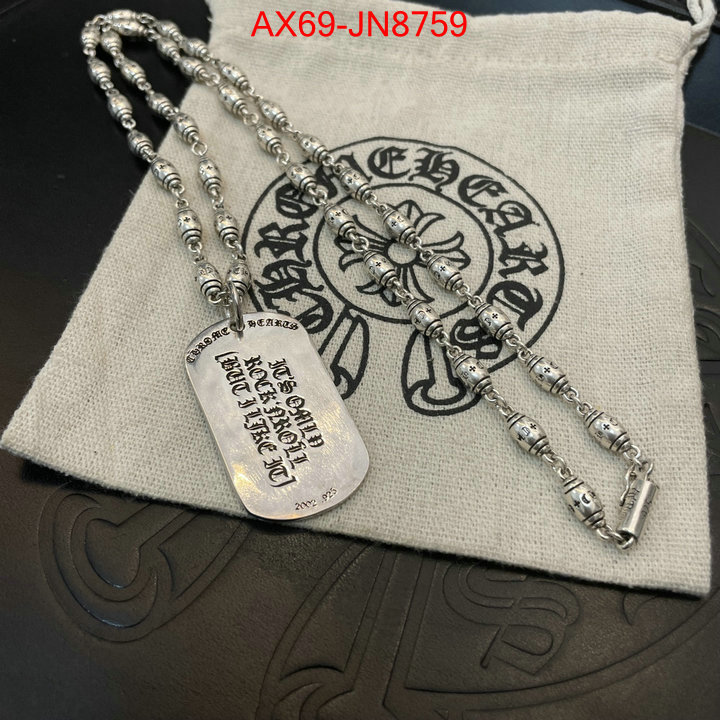 Jewelry-Chrome Hearts designer replica ID: JN8759 $: 69USD