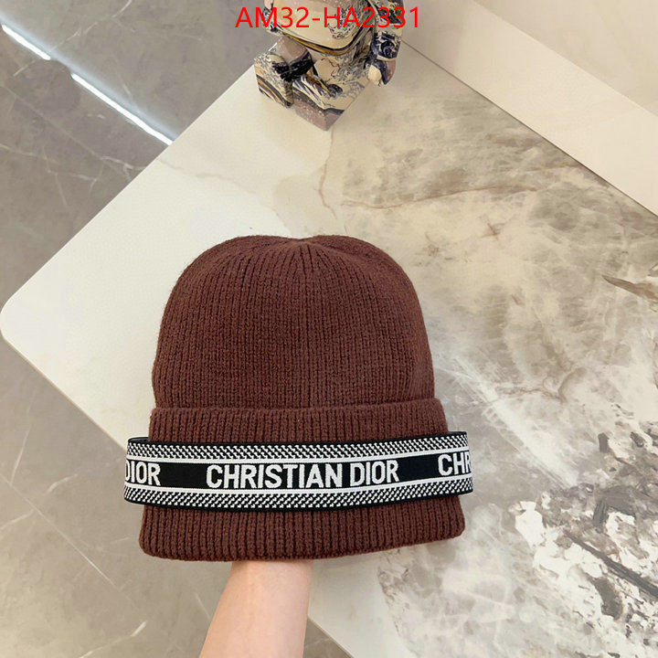 Cap (Hat)-Dior brand designer replica ID: HA2331 $: 32USD