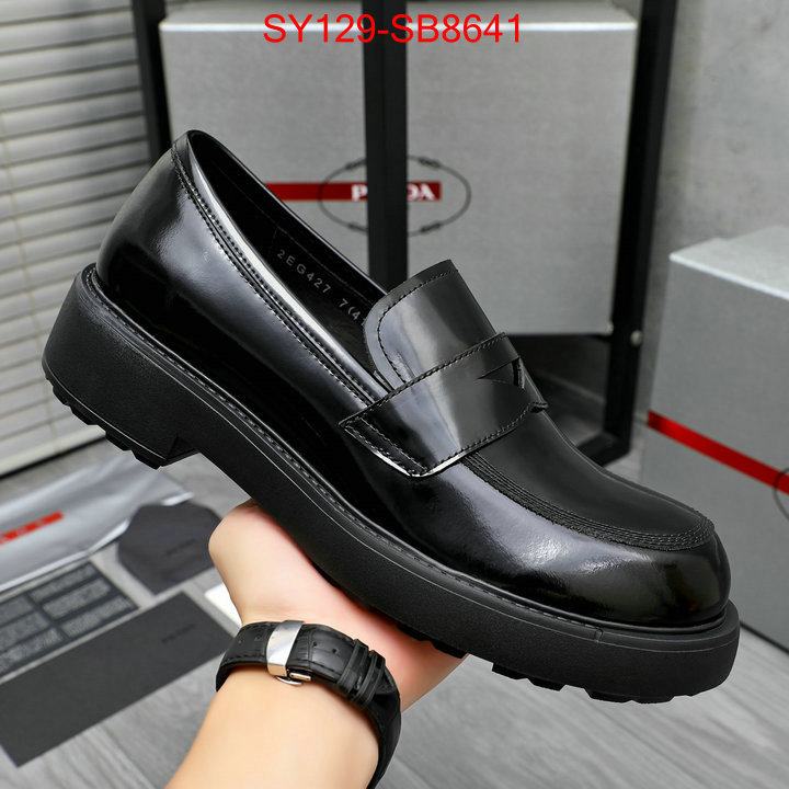 Men shoes-Prada top 1:1 replica ID: SB8641 $: 129USD