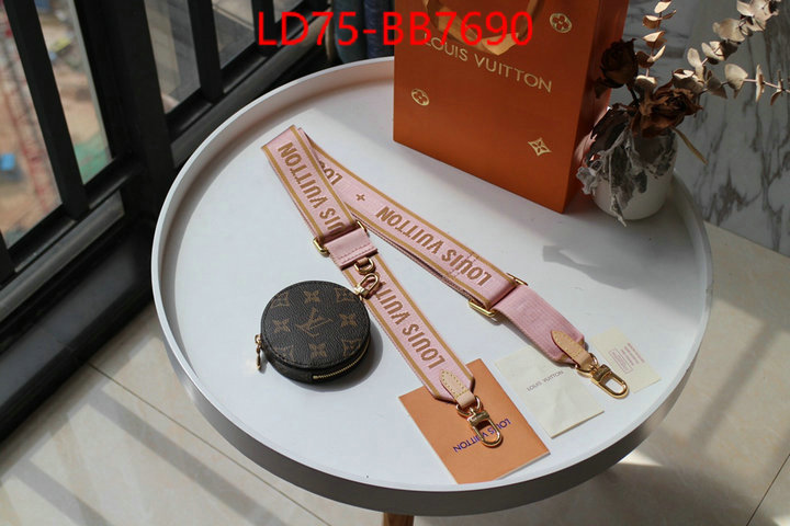 LV Bags(TOP)-Shoulder Strap- replica sale online ID: BB7690 $: 75USD,