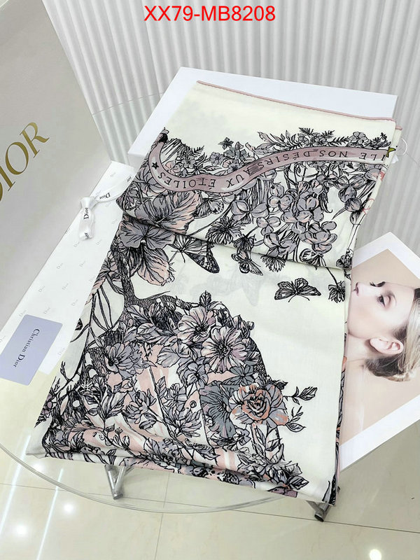 Scarf-Dior top perfect fake ID: MB8208 $: 79USD