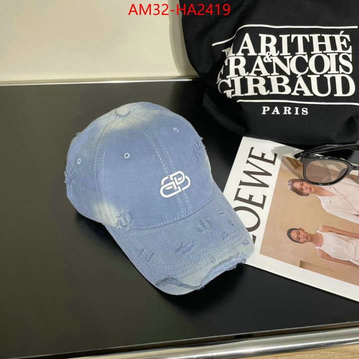 Cap(Hat)-Balenciaga buy best quality replica ID: HA2419 $: 32USD