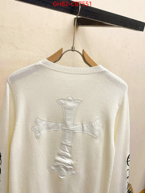 Clothing-Chrome Hearts aaaaa+ quality replica ID: CB7551 $: 82USD