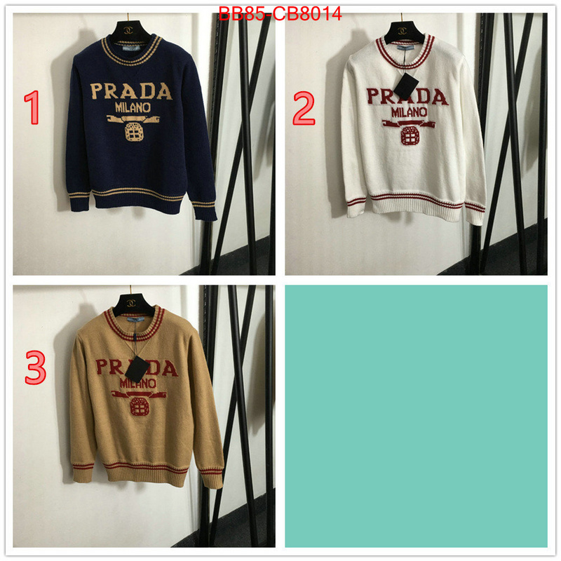 Clothing-Prada counter quality ID: CB8014 $: 85USD