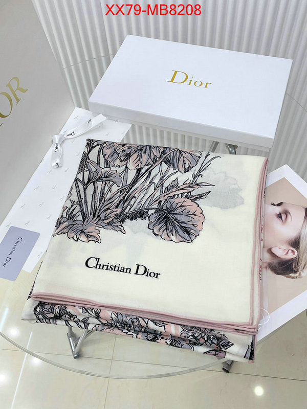 Scarf-Dior top perfect fake ID: MB8208 $: 79USD