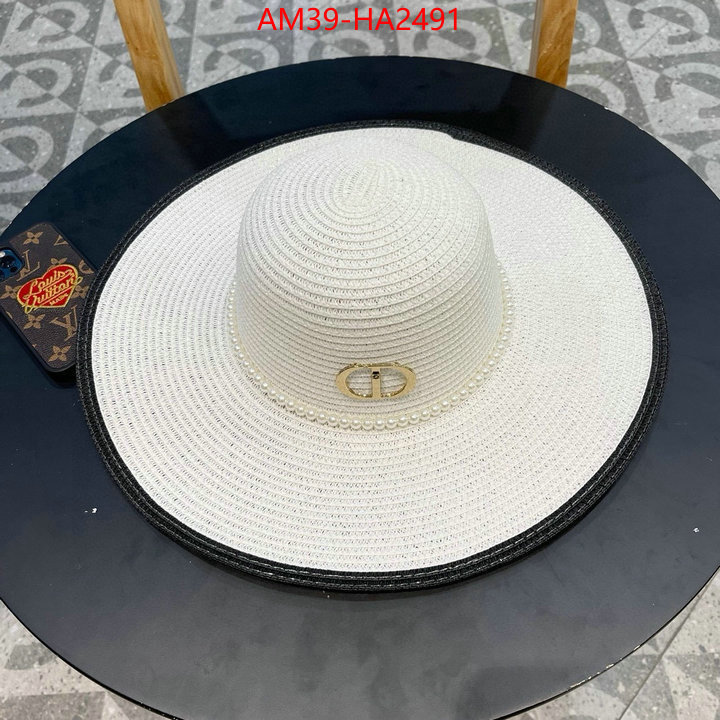 Cap (Hat)-Dior the quality replica ID: HA2491 $: 39USD