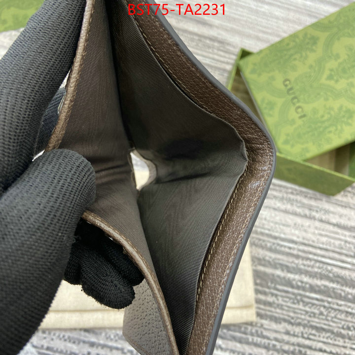 Gucci Bags(TOP)-Wallet- best replica 1:1 ID: TA2231 $: 75USD,