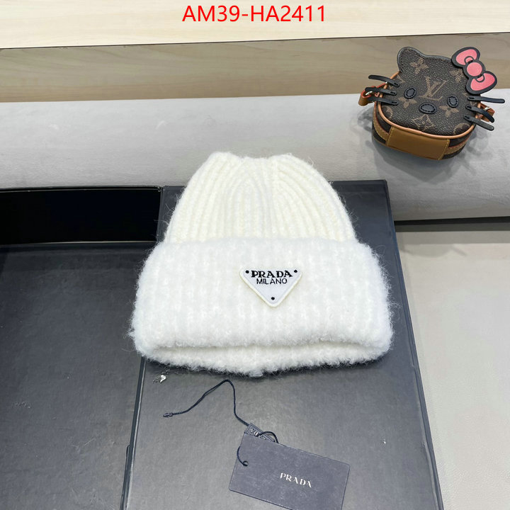 Cap (Hat)-Prada top brands like ID: HA2411 $: 39USD