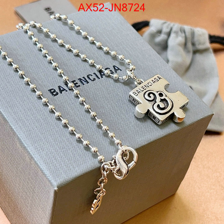 Jewelry-Balenciaga replica for cheap ID: JN8724 $: 52USD