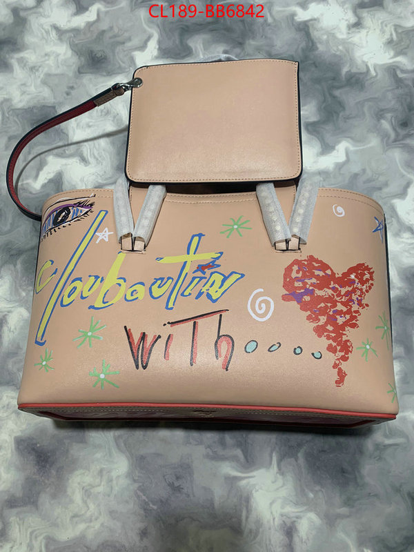 Christian Louboutin Bags(TOP)-Handbag- best quality fake ID: BB6842 $: 189USD,