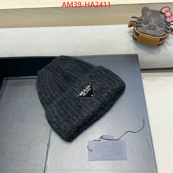 Cap (Hat)-Prada top brands like ID: HA2411 $: 39USD