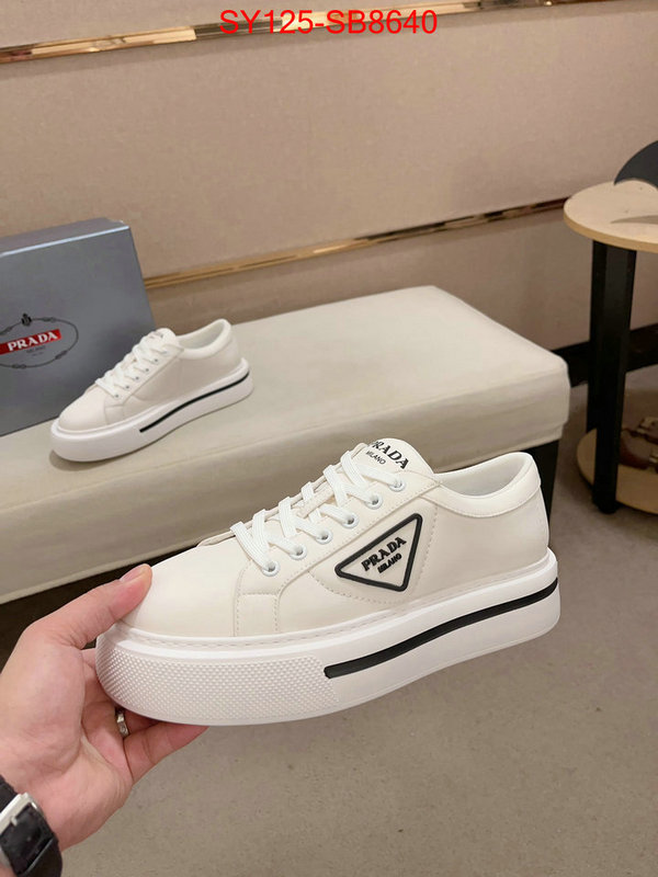 Men shoes-Prada best replica 1:1 ID: SB8640 $: 125USD