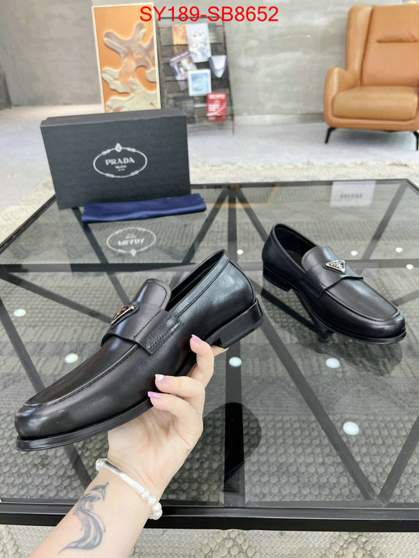 Men shoes-Prada high quality replica designer ID: SB8652 $: 189USD